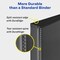 Avery Heavy-Duty View 3 Ring Binders, 2" One Touch Slant Rings, 4 Black Binders (79872)